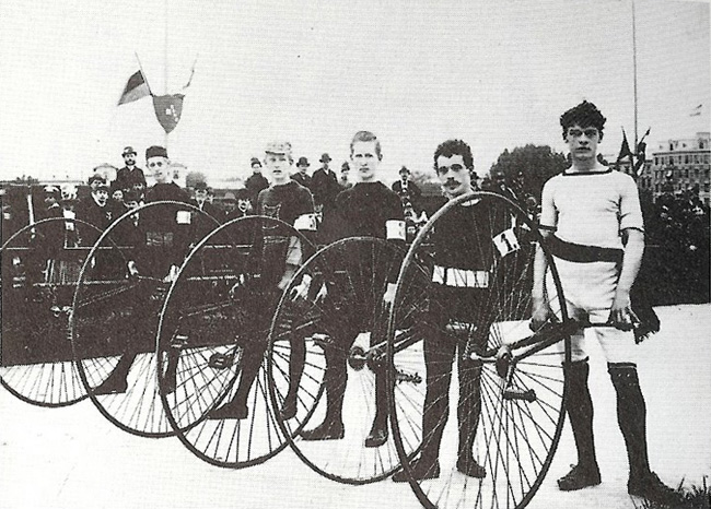 course de monocycle 1886
