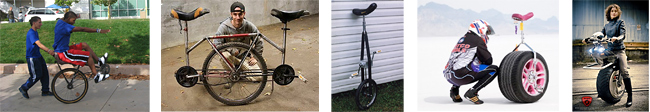monocycles rigolos